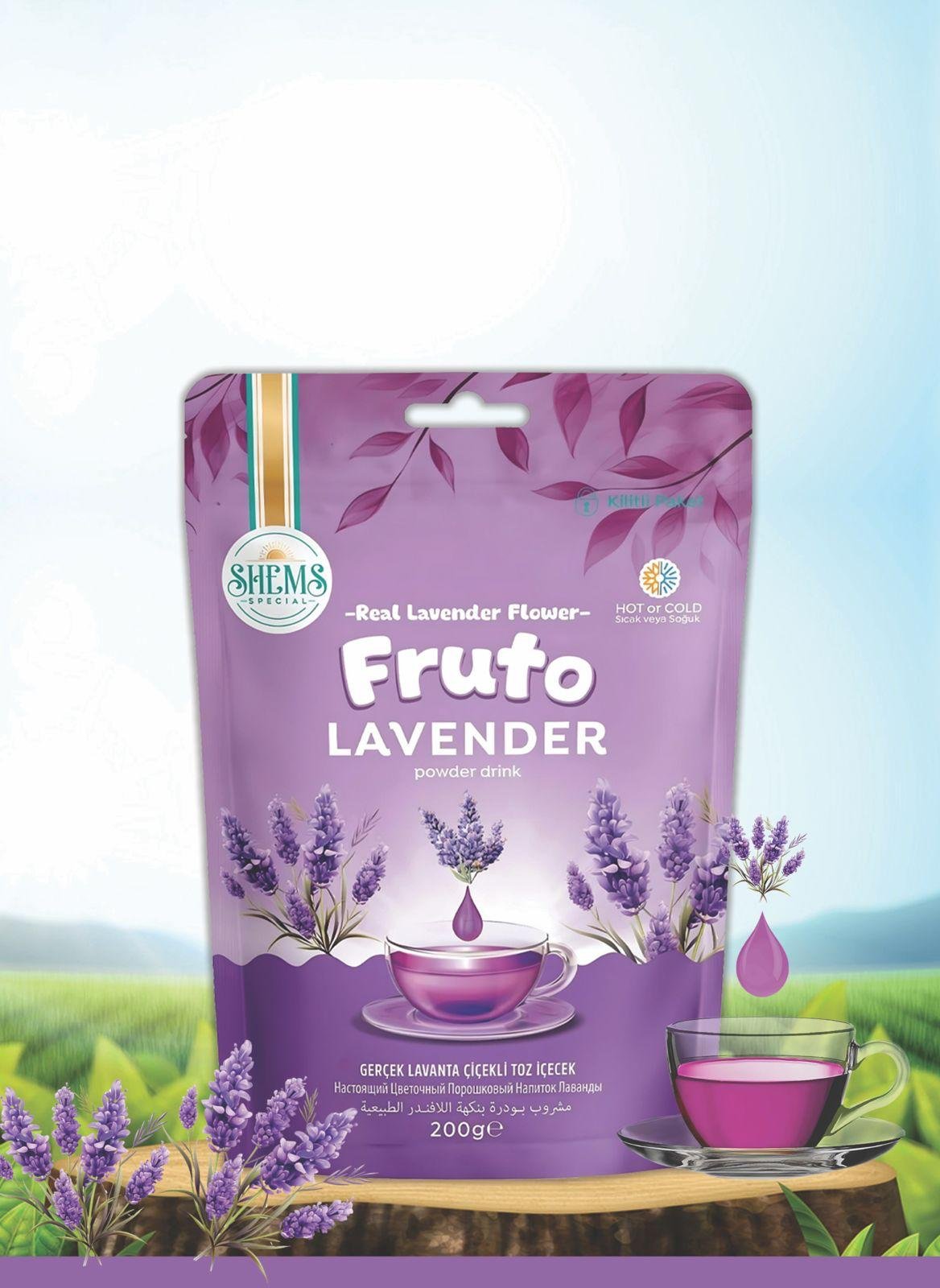 Fruto Lavanta Çiçekli Toz İçecek