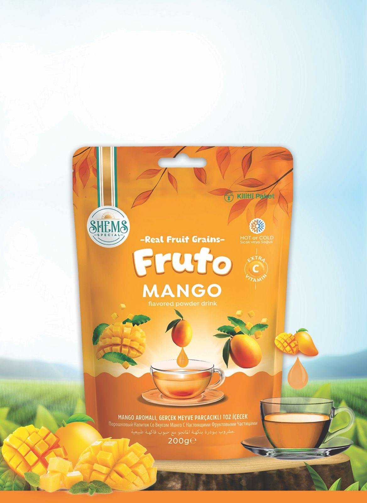 Fruto Mango Aromalı Toz İçecek