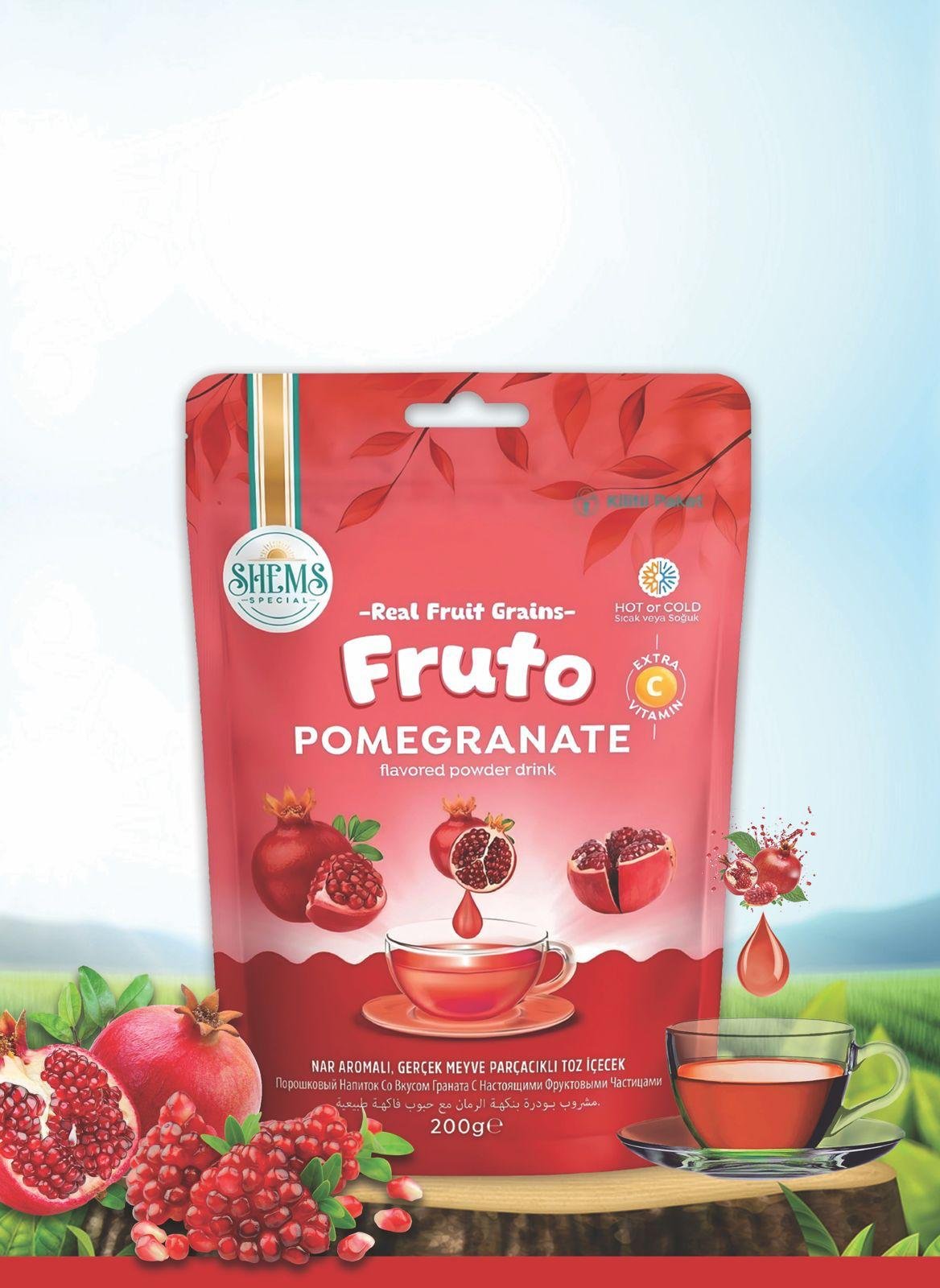 Fruto Nar Aromalı Toz İçecek