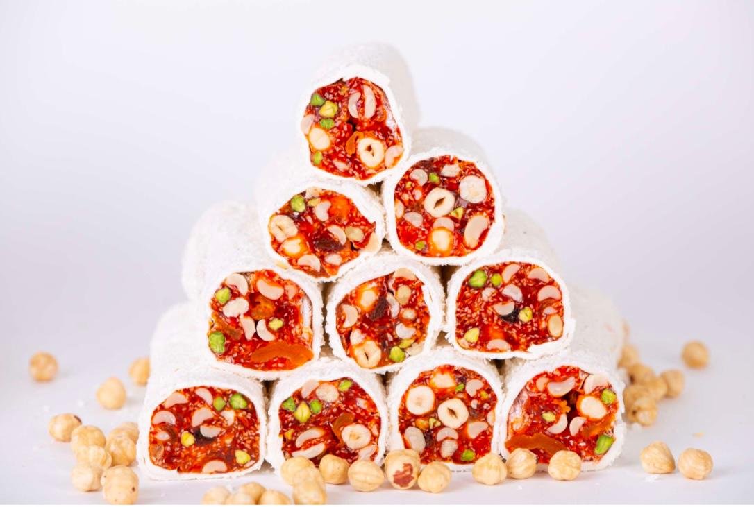 Halep Portakallı Karışık Çerezli Sarma Lokum